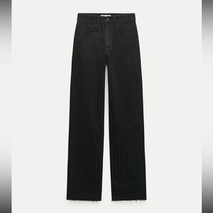 NWT ZARA RHINESTONE JEANS